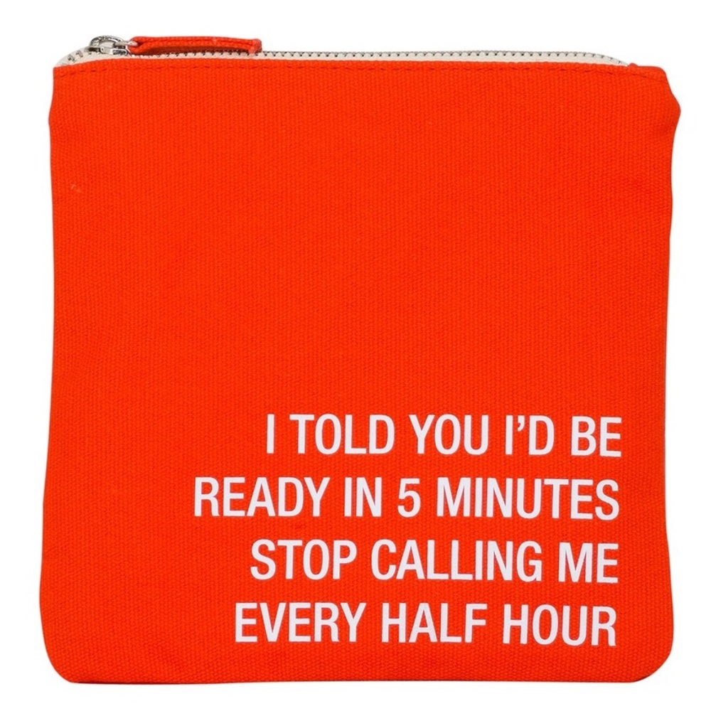 🆕 ABOUT FACE DESIGNS ‘Stop Calling Me’ Pouch